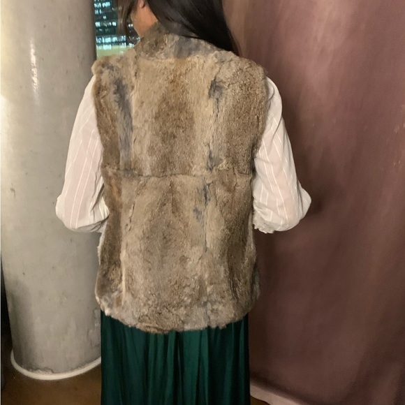 Vintage Michael Kors Real Rabbit Fur Vest - Picture 2 of 9